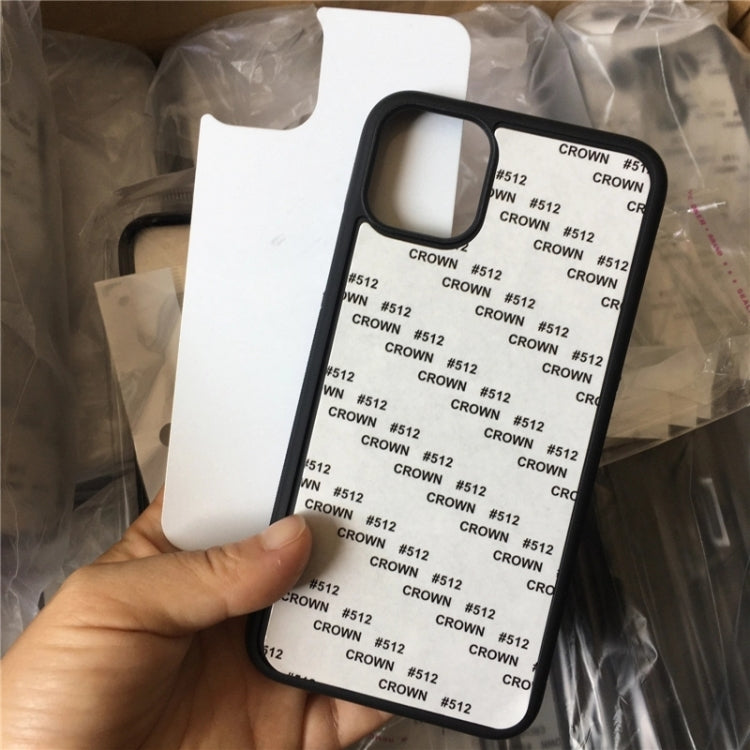For iPhone XS Max 10pcs 2D Blank Sublimation Phone Case