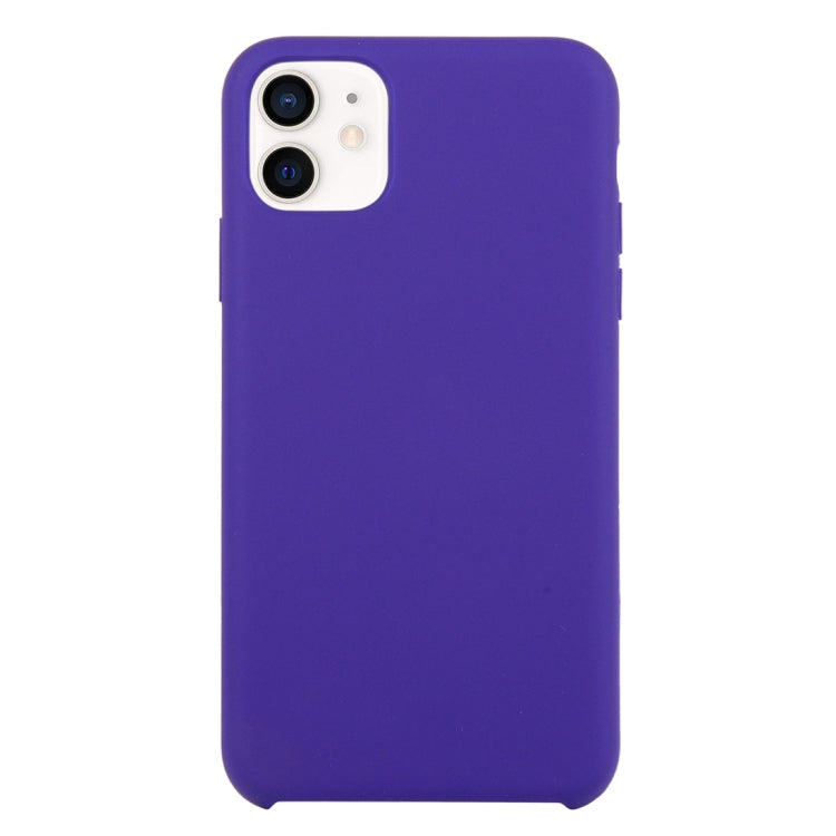 For iPhone 12 mini Solid Silicone Phone Case