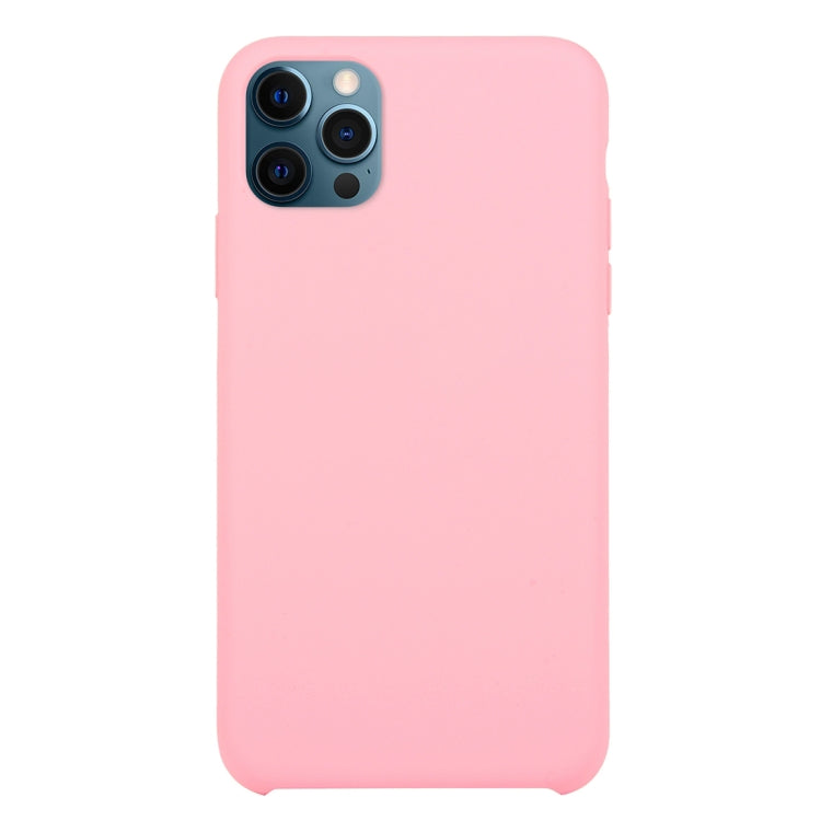 For iPhone 12 / 12 Pro Solid Silicone Phone Case