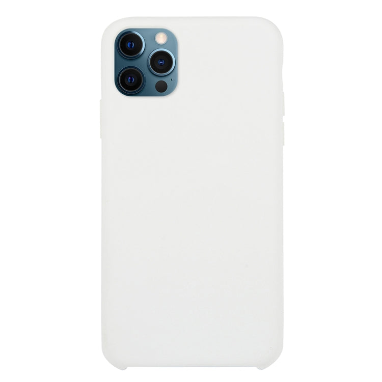For iPhone 12 / 12 Pro Solid Silicone Phone Case