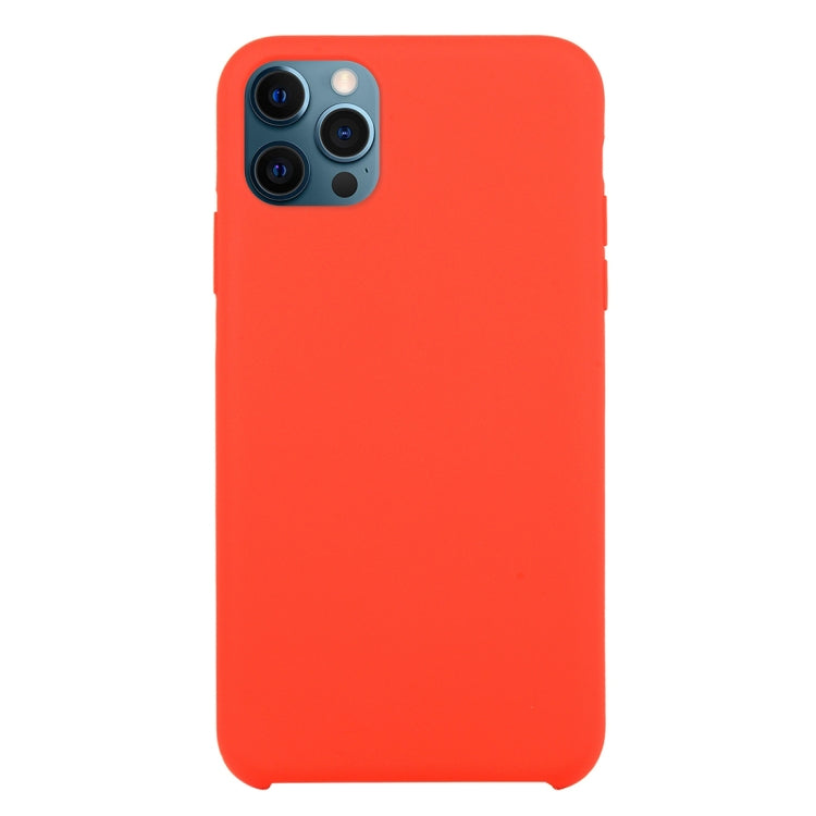 For iPhone 12 / 12 Pro Solid Silicone Phone Case