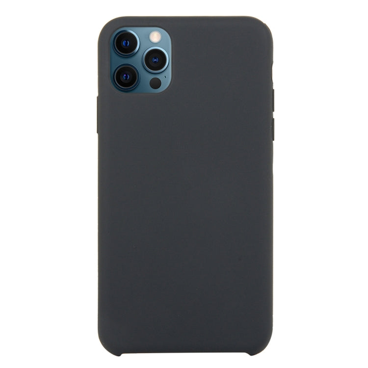 For iPhone 12 / 12 Pro Solid Silicone Phone Case