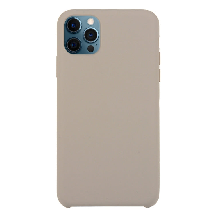 For iPhone 12 / 12 Pro Solid Silicone Phone Case