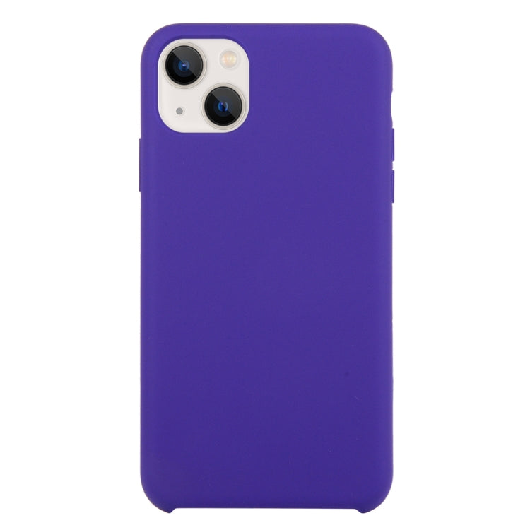 For iPhone 13 Solid Silicone Phone Case