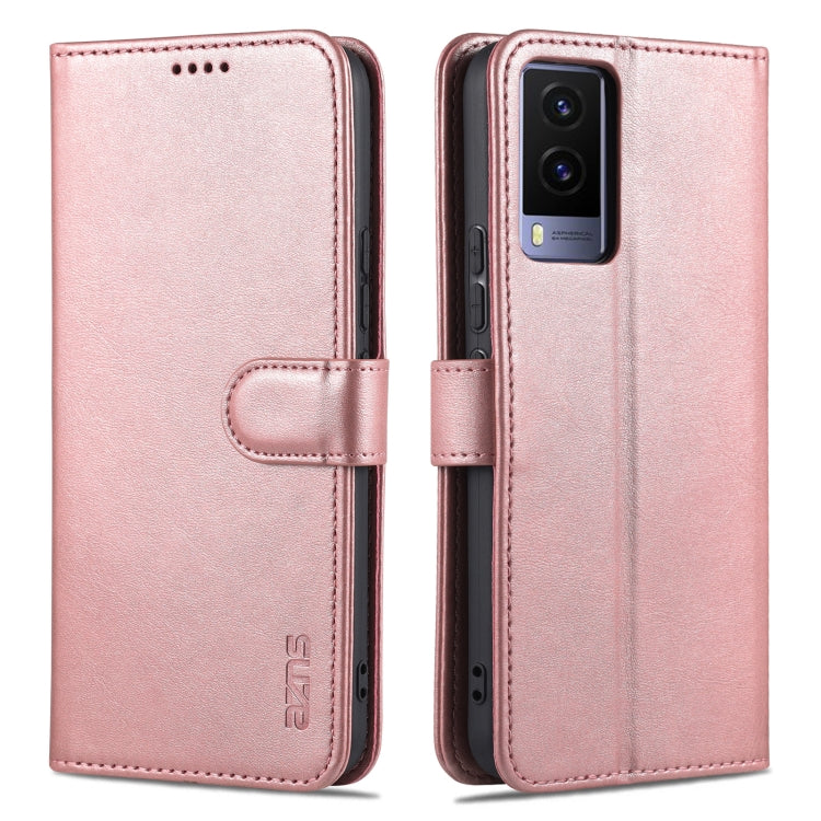 For vivo Y71t / V21e 5G AZNS Skin Feel Calf Texture Horizontal Flip Leather Phone Case