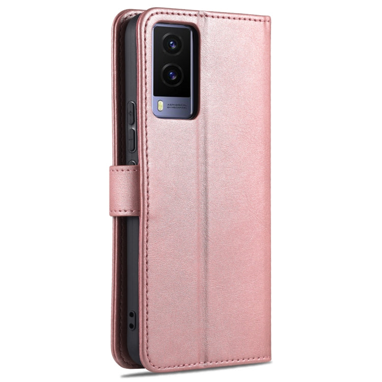 For vivo Y71t / V21e 5G AZNS Skin Feel Calf Texture Horizontal Flip Leather Phone Case