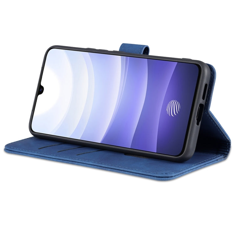 For vivo Y71t / V21e 5G AZNS Skin Feel Calf Texture Horizontal Flip Leather Phone Case