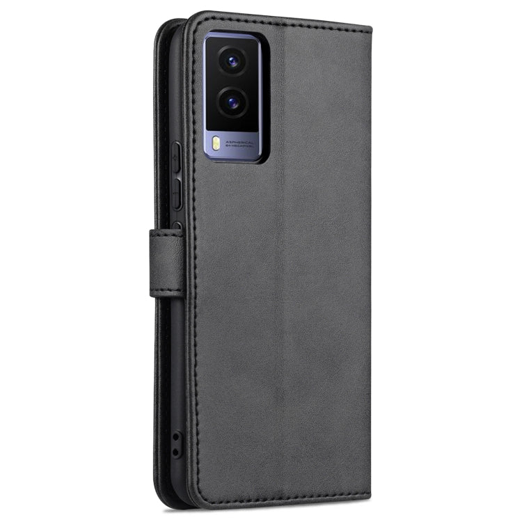 For vivo Y71t / V21e 5G AZNS Skin Feel Calf Texture Horizontal Flip Leather Phone Case