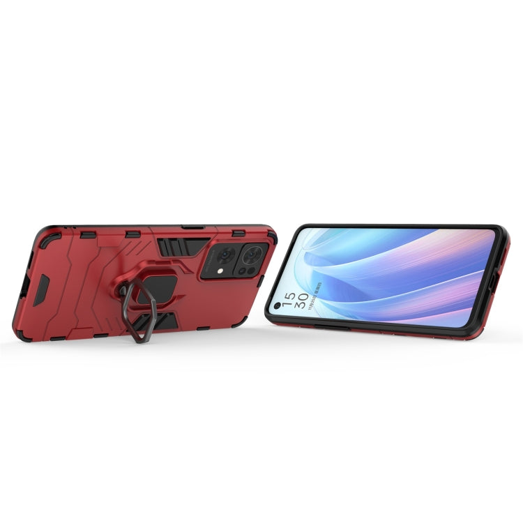For OPPO Reno7 Pro 5G Shockproof PC + TPU Holder Phone Case