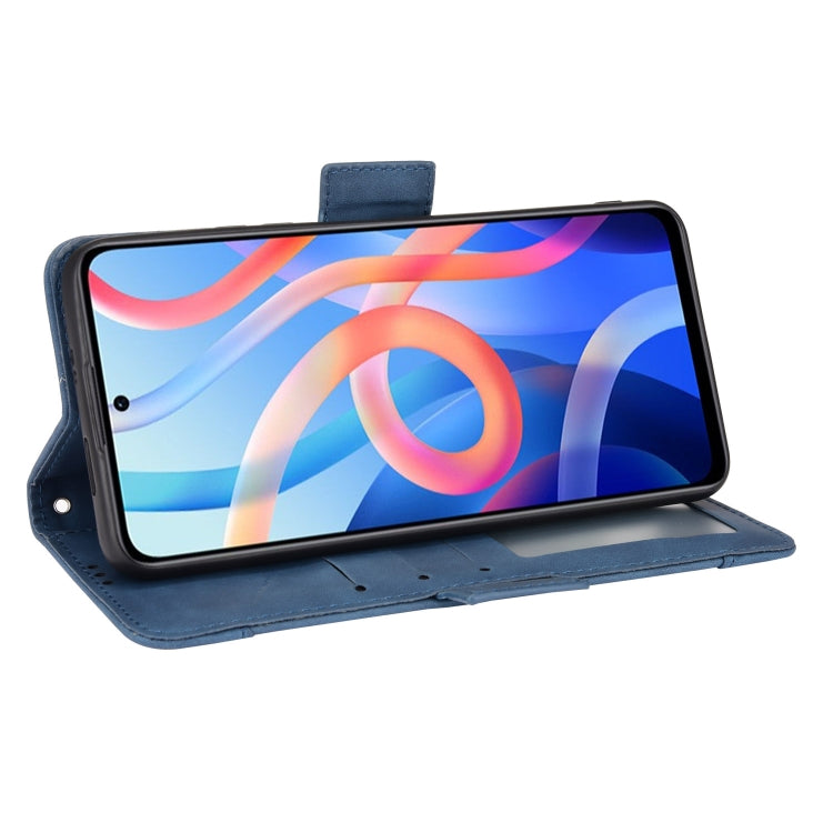 For Xiaomi Redmi Note 11 5G Domestic Version / Poco M4 Pro Skin Feel Calf Pattern Leather Phone Case