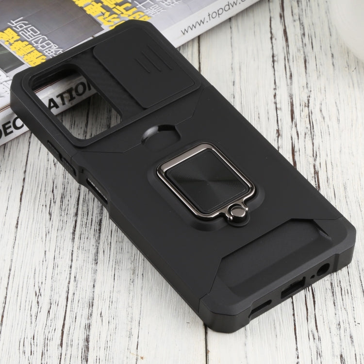 For Xiaomi Redmi Note 11 5G China / Poco M4 Pro 5G Sliding Camera Cover Design PC + TPU Shockproof Phone Case
