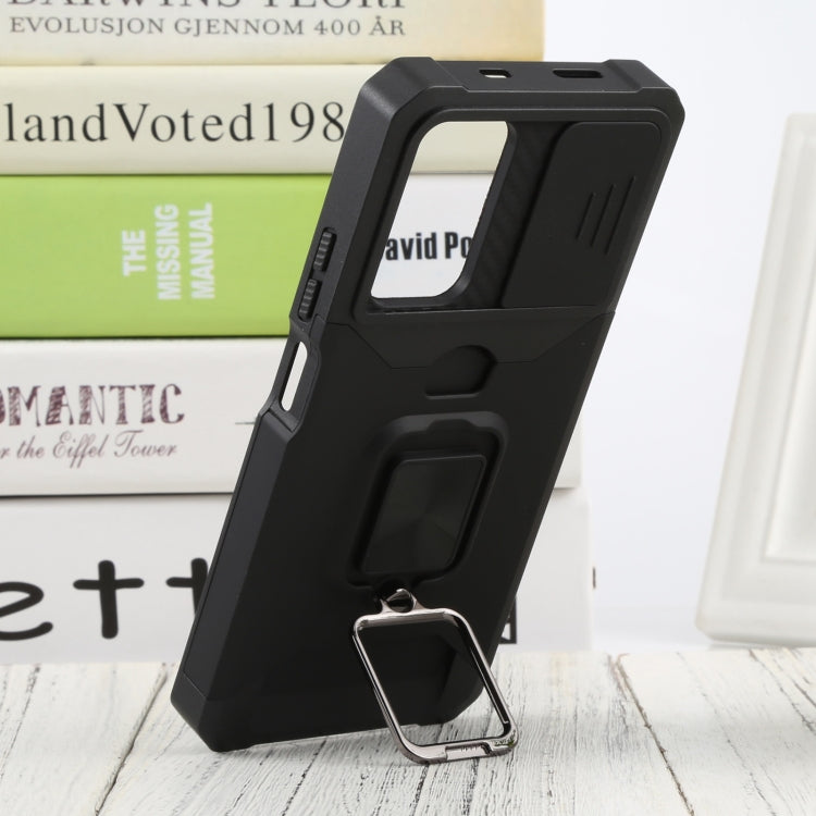 For Xiaomi Redmi Note 11 5G China / Poco M4 Pro 5G Sliding Camera Cover Design PC + TPU Shockproof Phone Case