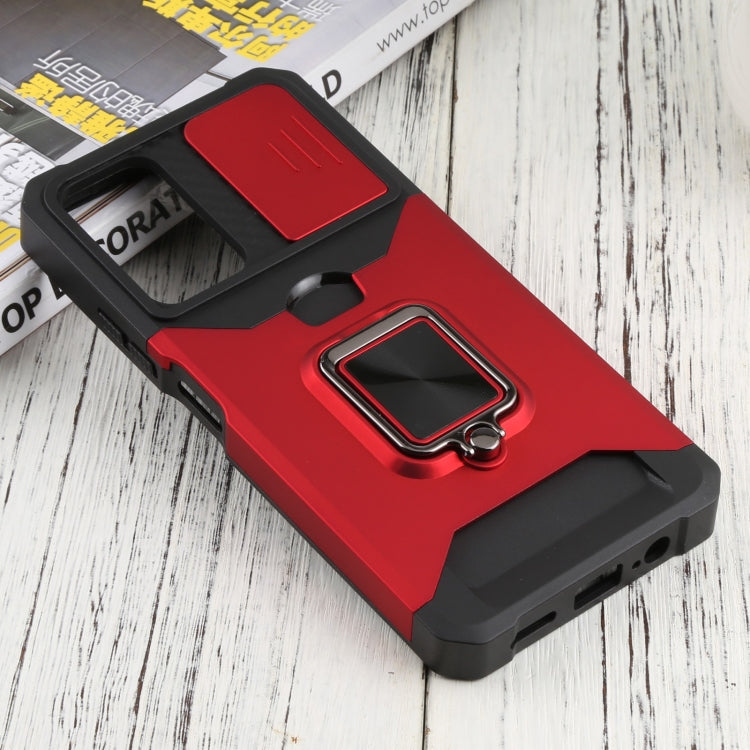 For Xiaomi Redmi Note 11 5G China / Poco M4 Pro 5G Sliding Camera Cover Design PC + TPU Shockproof Phone Case