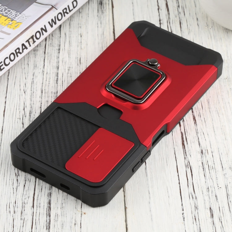 For Xiaomi Redmi Note 11 5G China / Poco M4 Pro 5G Sliding Camera Cover Design PC + TPU Shockproof Phone Case