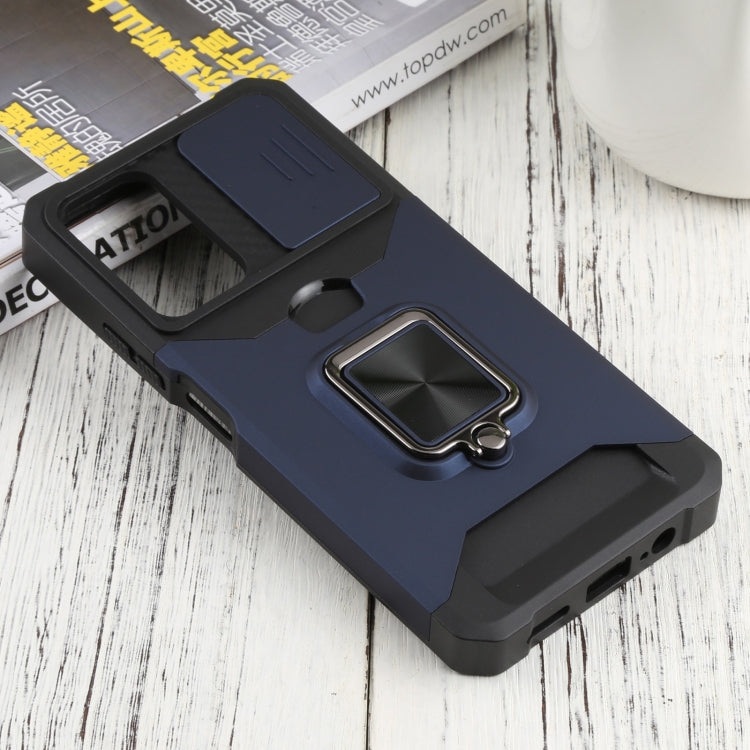 For Xiaomi Redmi Note 11 5G China / Poco M4 Pro 5G Sliding Camera Cover Design PC + TPU Shockproof Phone Case