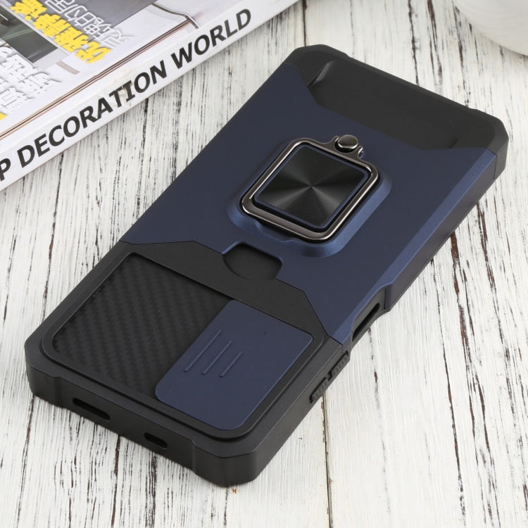 For Xiaomi Redmi Note 11 5G China / Poco M4 Pro 5G Sliding Camera Cover Design PC + TPU Shockproof Phone Case