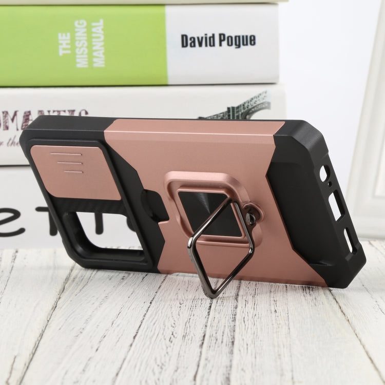 For Xiaomi Redmi Note 11 5G China / Poco M4 Pro 5G Sliding Camera Cover Design PC + TPU Shockproof Phone Case