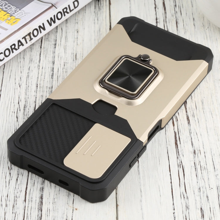 For Xiaomi Redmi Note 11 5G China / Poco M4 Pro 5G Sliding Camera Cover Design PC + TPU Shockproof Phone Case