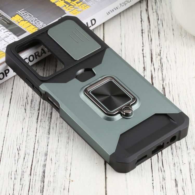 For Xiaomi Redmi Note 11 5G China / Poco M4 Pro 5G Sliding Camera Cover Design PC + TPU Shockproof Phone Case