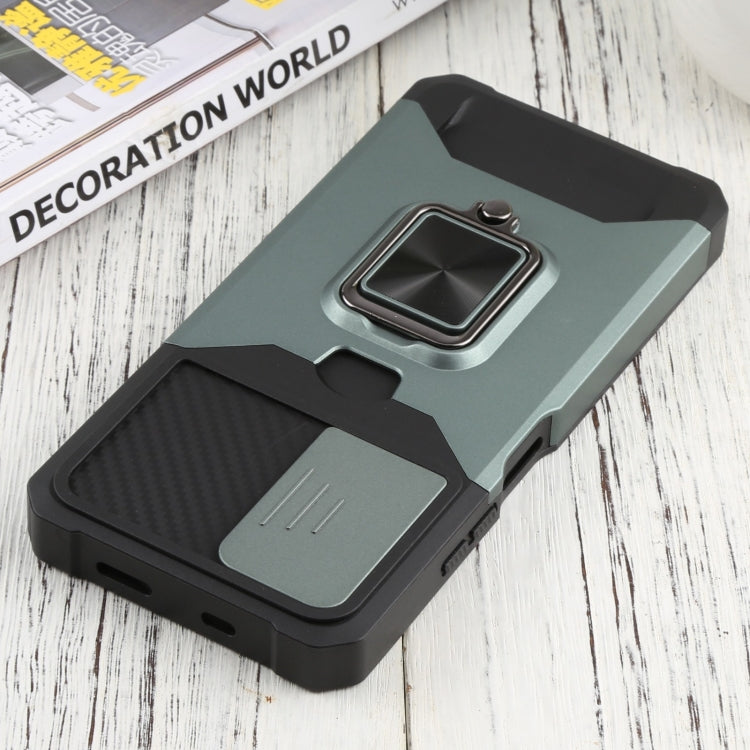 For Xiaomi Redmi Note 11 5G China / Poco M4 Pro 5G Sliding Camera Cover Design PC + TPU Shockproof Phone Case
