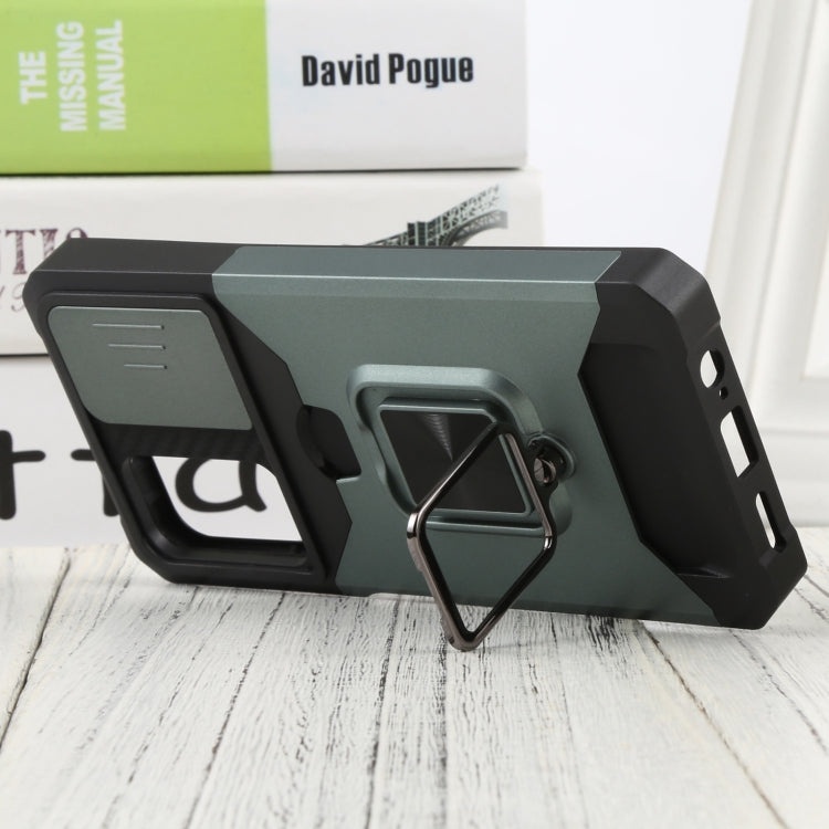 For Xiaomi Redmi Note 11 5G China / Poco M4 Pro 5G Sliding Camera Cover Design PC + TPU Shockproof Phone Case