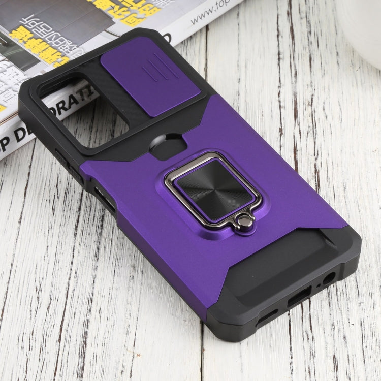 For Xiaomi Redmi Note 11 5G China / Poco M4 Pro 5G Sliding Camera Cover Design PC + TPU Shockproof Phone Case