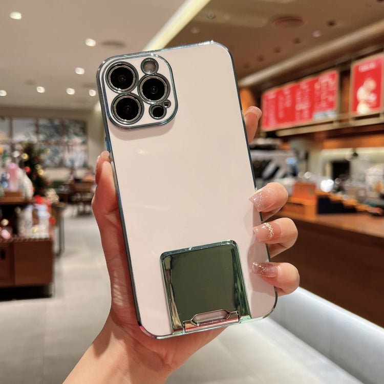 For iPhone 13 Pro Electroplating TPU Phone Case with Holder
