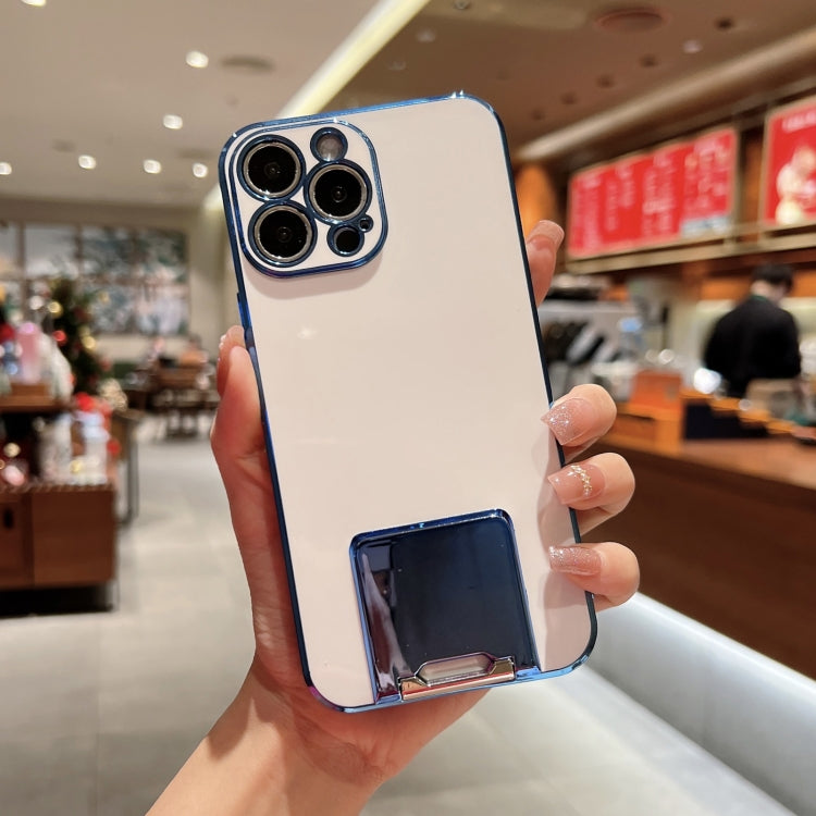 For iPhone 13 Pro Max Electroplating TPU Phone Case with Holder
