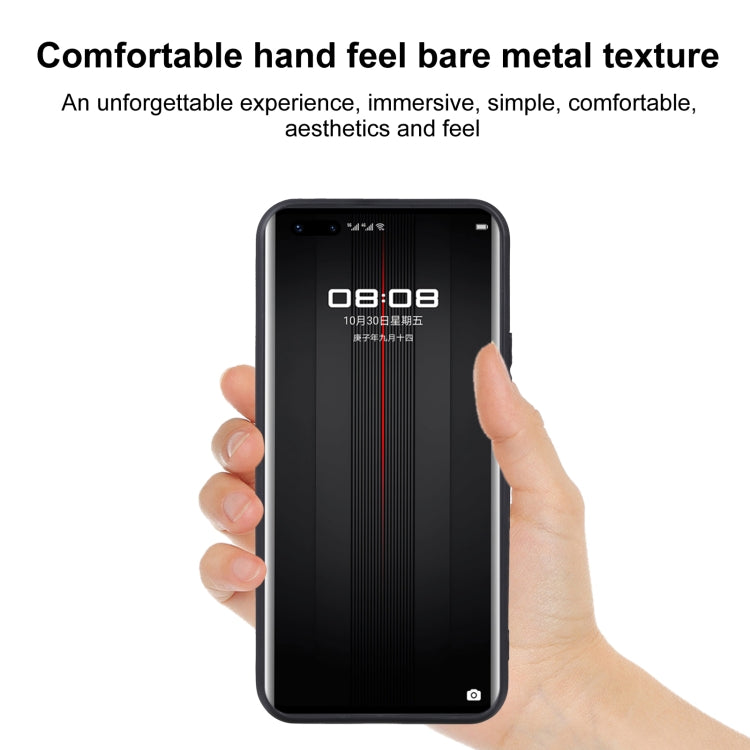 TPU Phone Case For Huawei Mate 40 RS Porsche Design(Full Matte Black)
