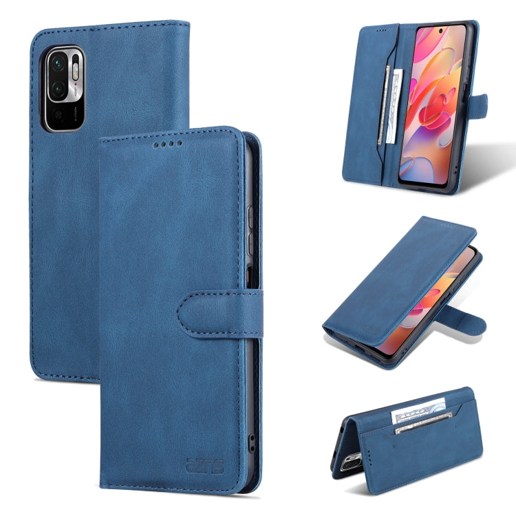 For Xiaomi Poco M3 Pro 5G / Redmi Note 10 5G AZNS Dream II Skin Feel Horizontal Flip Leather Case