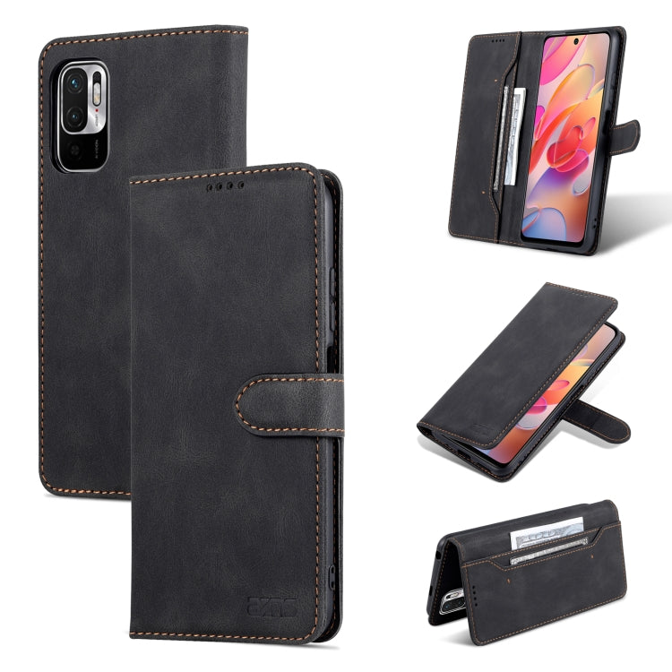 For Xiaomi Poco M3 Pro 5G / Redmi Note 10 5G AZNS Dream II Skin Feel Horizontal Flip Leather Case