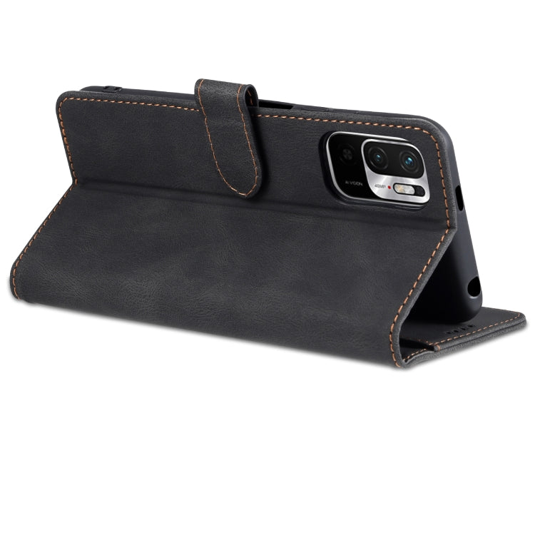 For Xiaomi Poco M3 Pro 5G / Redmi Note 10 5G AZNS Dream II Skin Feel Horizontal Flip Leather Case