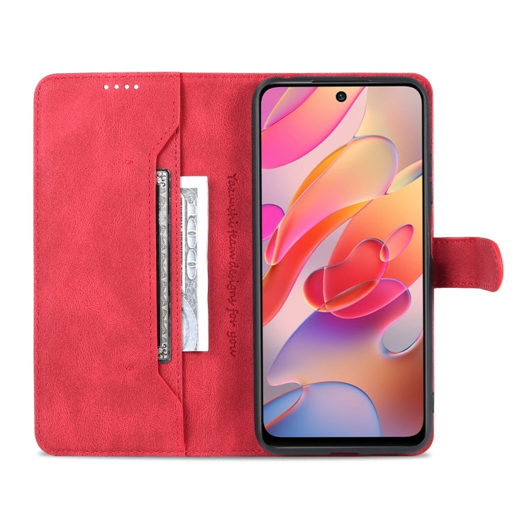 For Xiaomi Poco M3 Pro 5G / Redmi Note 10 5G AZNS Dream II Skin Feel Horizontal Flip Leather Case