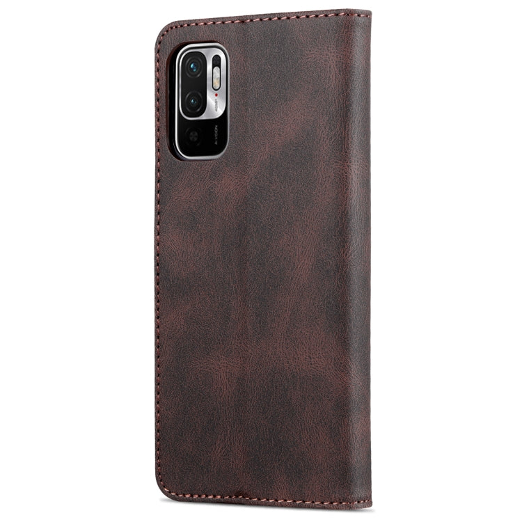 For Xiaomi Poco M3 Pro 5G / Redmi Note 10 5G AZNS Dream II Skin Feel Horizontal Flip Leather Case