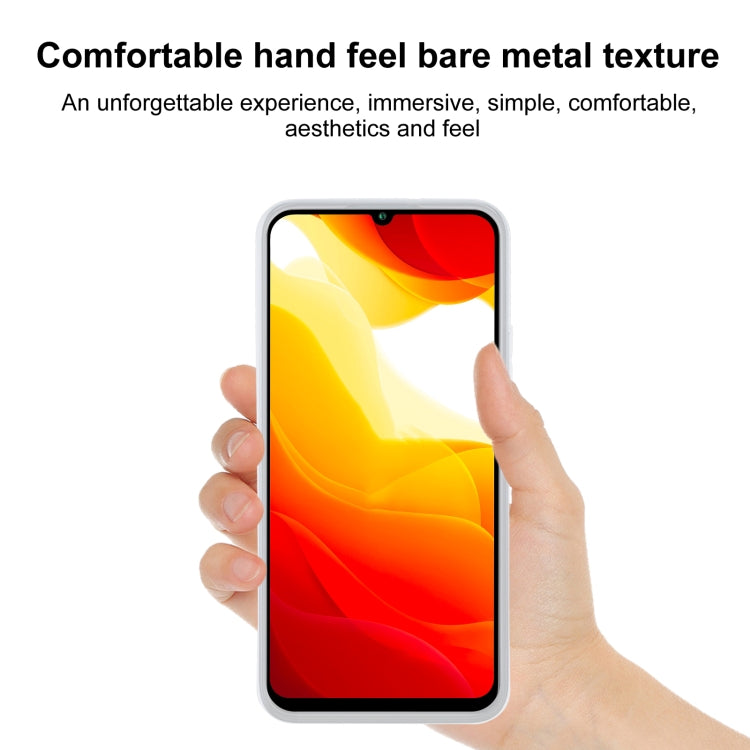 TPU Phone Case For Xiaomi Mi 10 Lite 5G(Pudding Transparent White)