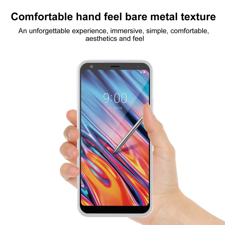 TPU Phone Case For LG Stylo 5 / Stylus 5(Pudding Transparent White)