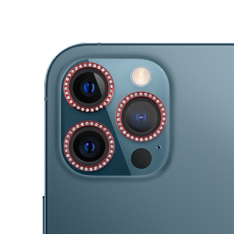 For iPhone 12 Pro Max 9H Point Drill Camera Lens Protector Circle