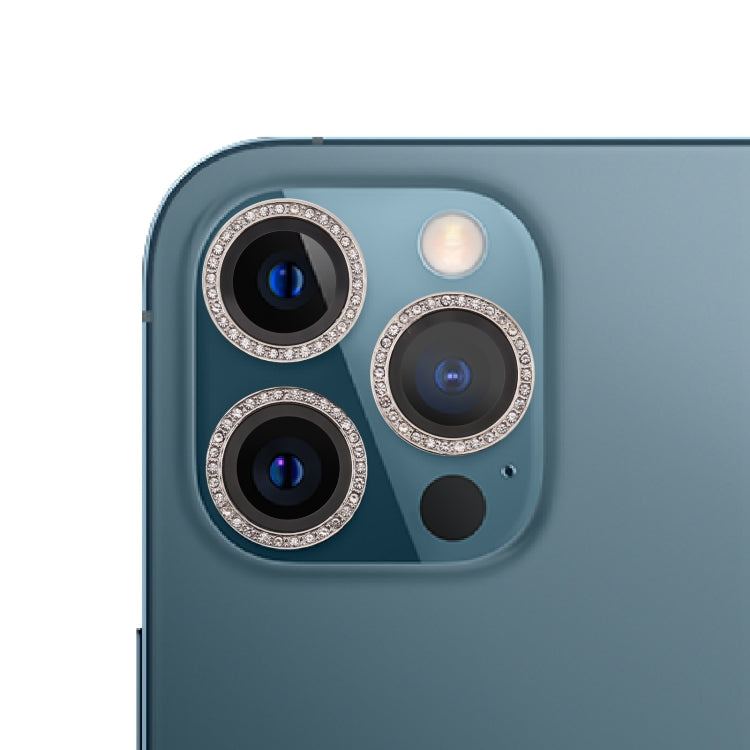 For iPhone 12 Pro Max 9H Point Drill Camera Lens Protector Circle