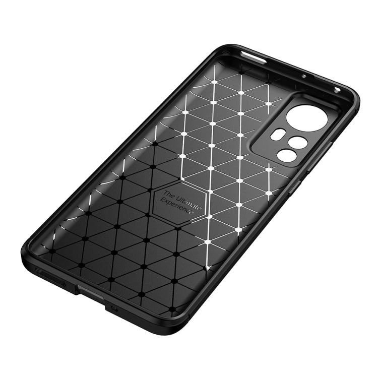 For Xiaomi 12 5G Carbon Fiber Texture Shockproof TPU Phone Case