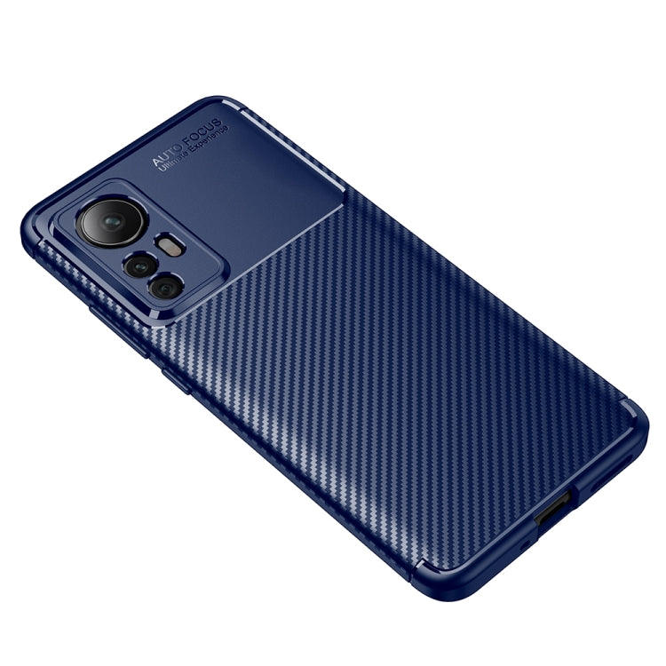 For Xiaomi 12 5G Carbon Fiber Texture Shockproof TPU Phone Case
