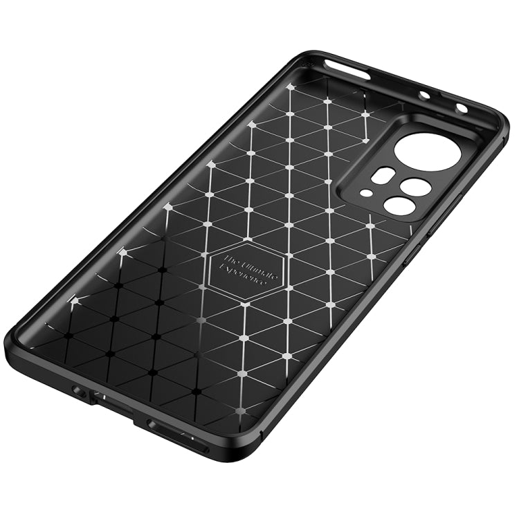 For Xiaomi 12 Pro 5G Carbon Fiber Texture Shockproof TPU Phone Case
