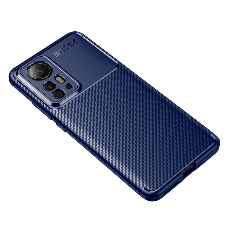 For Xiaomi 12 Pro 5G Carbon Fiber Texture Shockproof TPU Phone Case