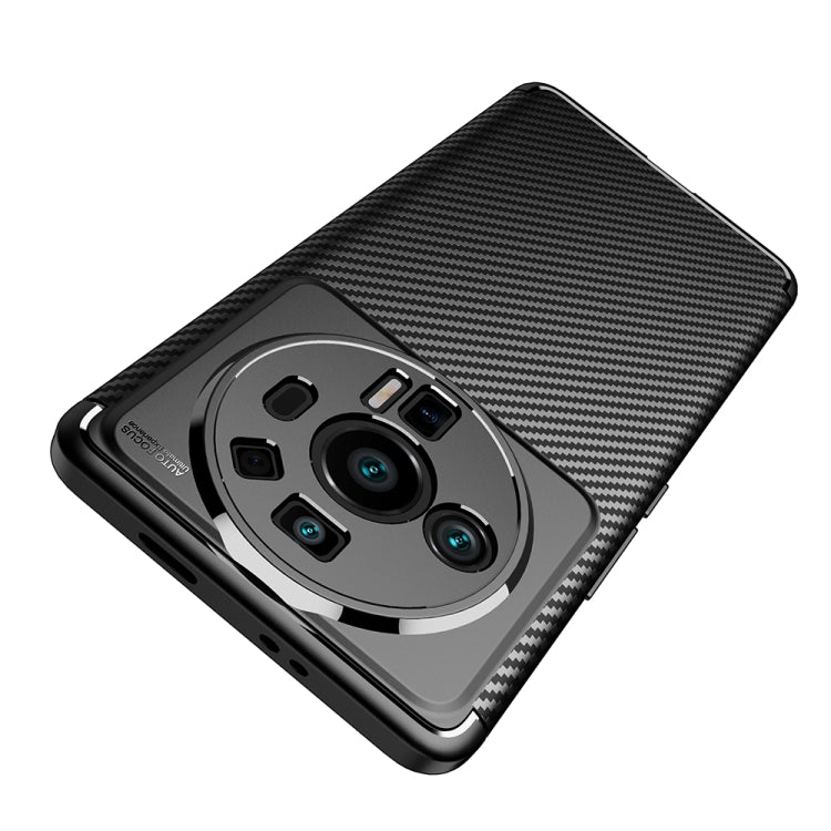 For Xiaomi Mi 12S Ultra 5G Carbon Fiber Texture Shockproof TPU Phone Case