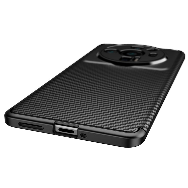 For Xiaomi Mi 12S Ultra 5G Carbon Fiber Texture Shockproof TPU Phone Case