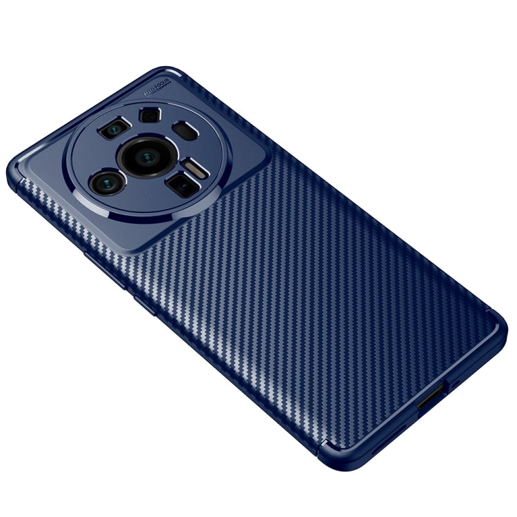 For Xiaomi Mi 12S Ultra 5G Carbon Fiber Texture Shockproof TPU Phone Case
