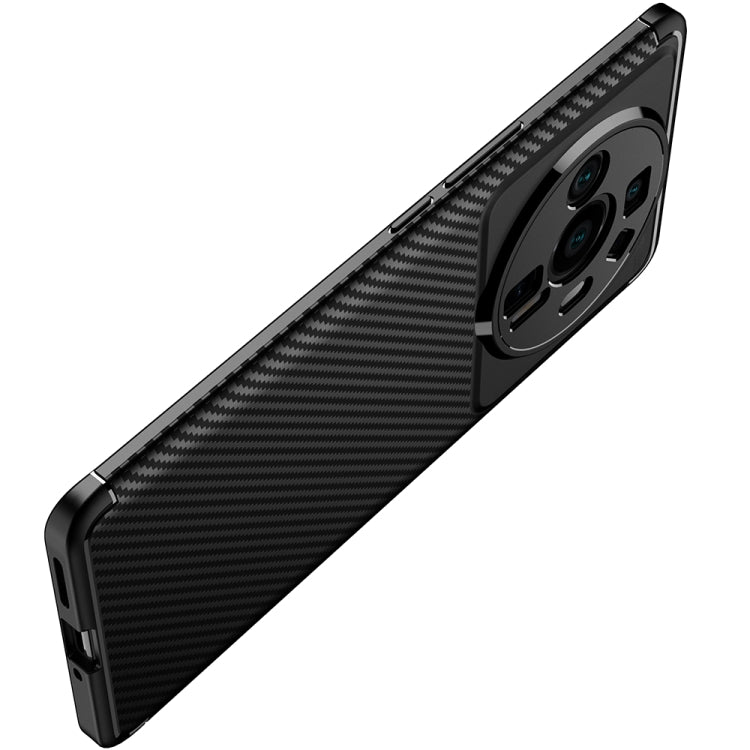 For Xiaomi Mi 12S Ultra 5G Carbon Fiber Texture Shockproof TPU Phone Case