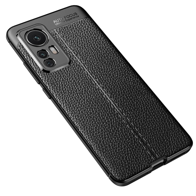 For Xiaomi 12 5G Litchi Texture TPU Shockproof Phone Case
