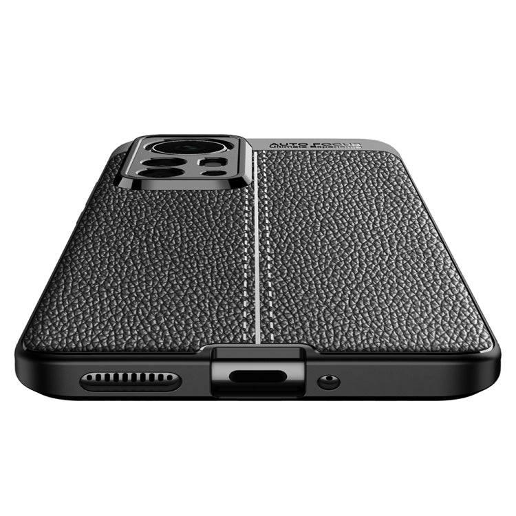 For Xiaomi 12 Pro 5G Litchi Texture TPU Shockproof Phone Case
