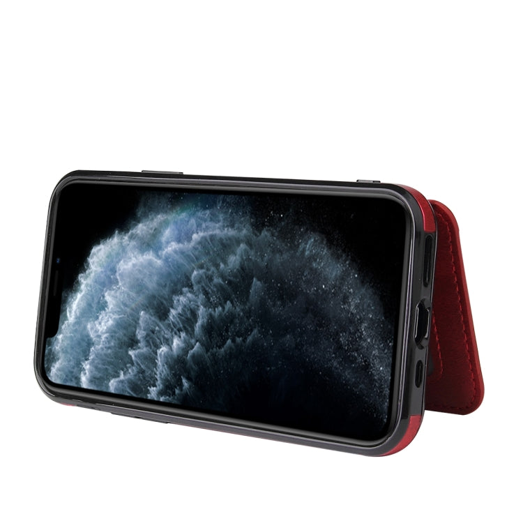 For iPhone 12 / 12 Pro Calf Texture Magnetic Case