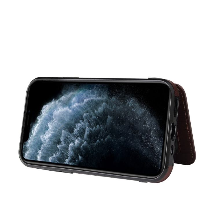 For iPhone 12 mini Calf Texture Magnetic Case